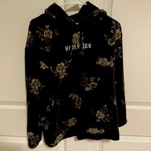 Hollister Black Collection Rose Hoodie - Small